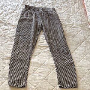 Bel Kazan Black and White Stripe Pants size S